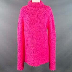 SIES MARJAN Size S Pink Acrylic Blend Knit Turtleneck Pullover